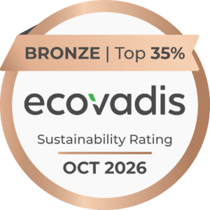 Médaille EcoVadis Bronze – Top 35 %, Sustainability Rating, octobre 2026